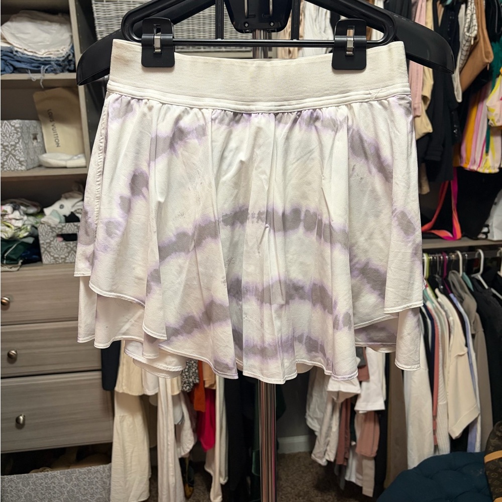 lululemon athletica White and Purple Skort